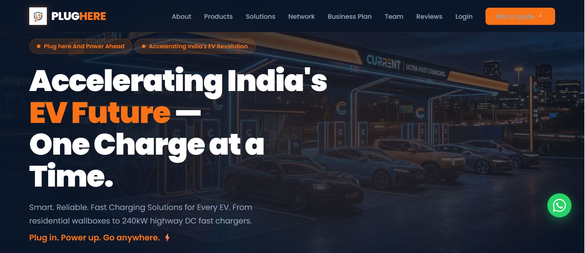 Plug Here - EV Charging Software & App